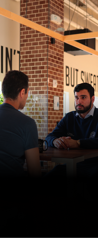 Ali was introduced to his industry leader, Pat Kinsel, CEO of Proof ($700M val.), by a Genoa mentor.