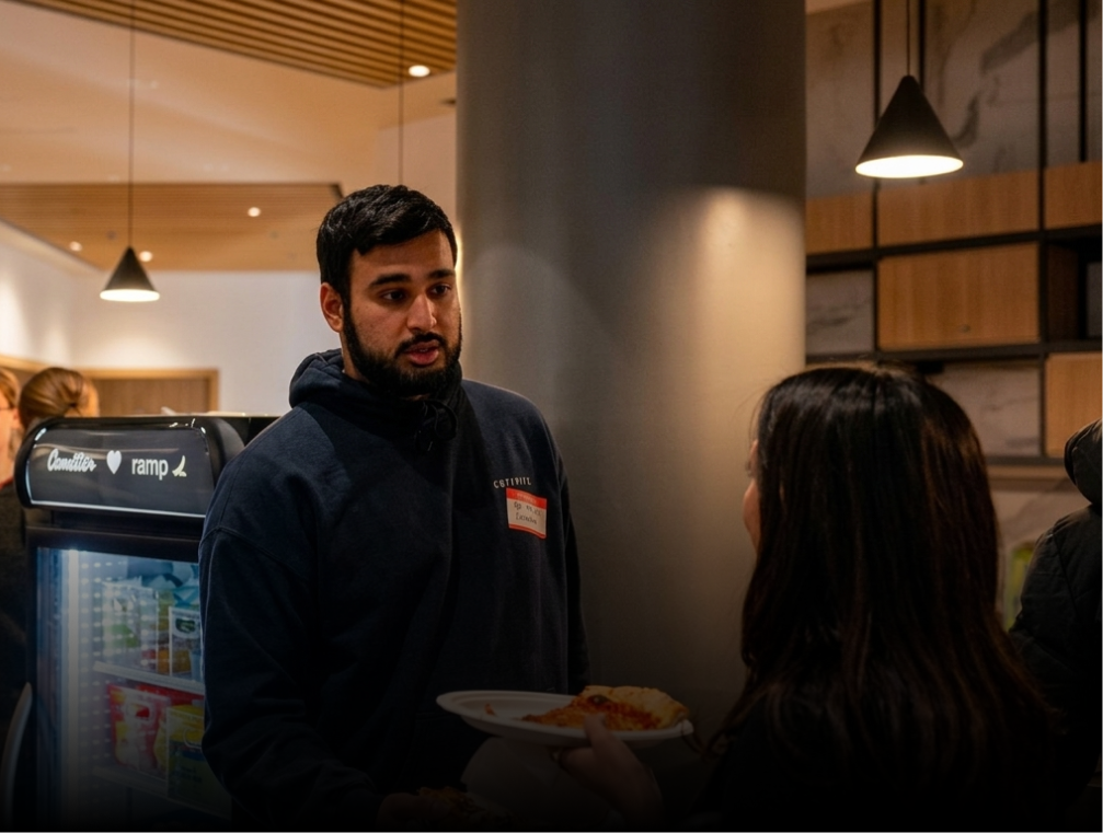 Ali found a potential co-founder at an invite-only event hosted at Ramp in NY, through Genoa.