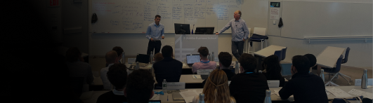 Giovanni, applying Prof. Murray's sales class insights, sold his product to three corporate firms.