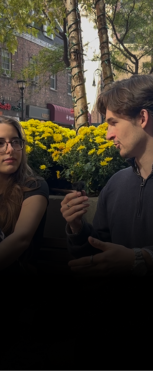 Kris overcame sales fear via the Genoa ES street-pitching competition in New York.